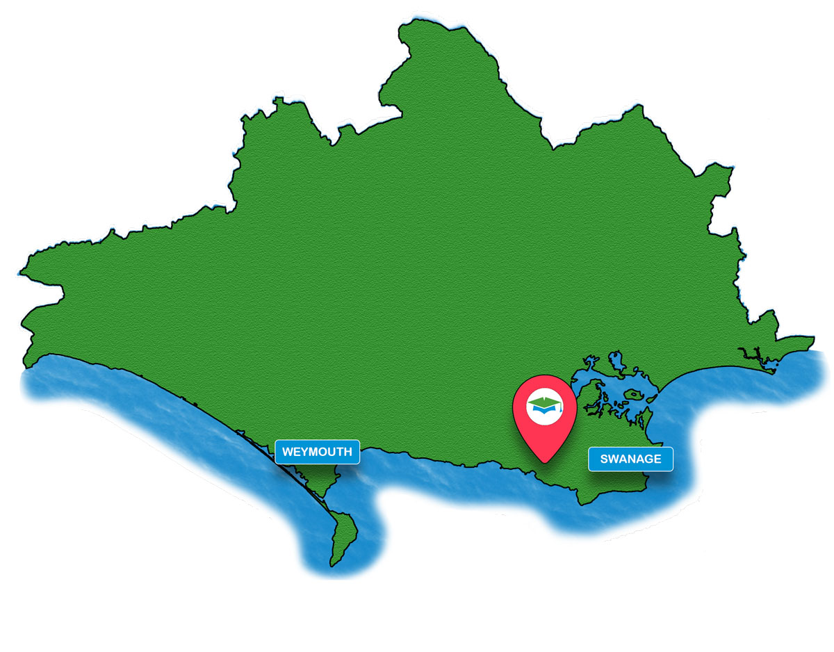 School trip Isle of Wight location map for Teddy Bear Museum